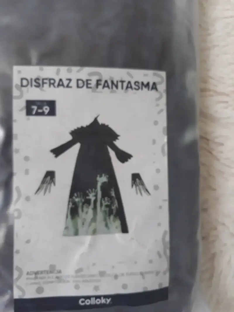 Disfraz de Fantasma para Niños 7-9 Años Colloky