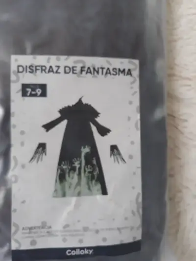 Disfraz de Fantasma para Niños 7-9 Años Colloky - miniatura 1