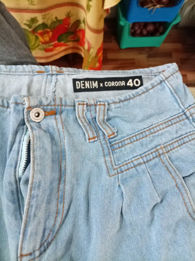 Jeans de mezclilla azul claro para mujer talla 40 - 3