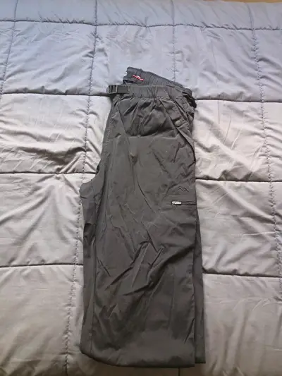 Pantalones de senderismo negros Alpes talla L - miniatura 1