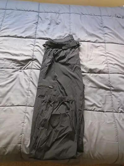 Pantalones de senderismo negros Alpes talla L - miniatura 2