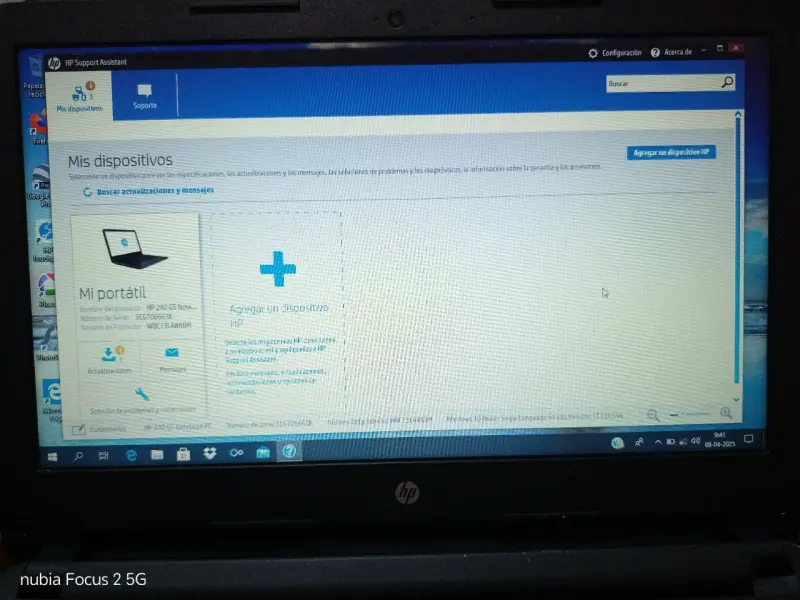 Notebook HP 240 G5 en buen estado - 2