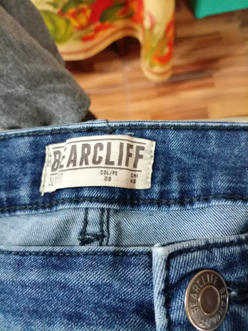 Jeans azul Bearcliff para hombre talla 38 - 3