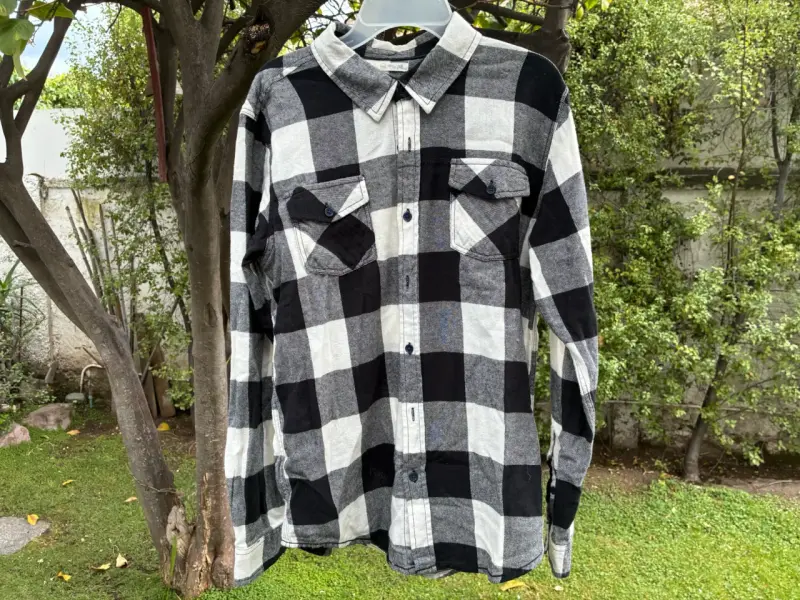Camisa niño a cuadros talla 16 marca Urb - 1