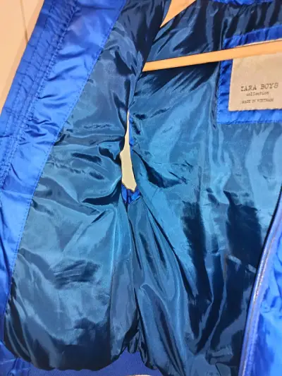 Chaleco sin mangas azul para niño Zara - miniatura 3