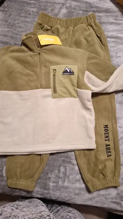 Conjunto polar para niños Balabala verde - miniatura 2