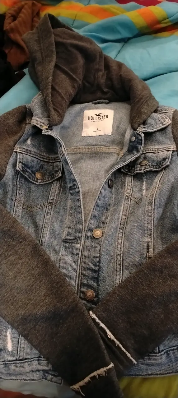 Chaqueta de mezclilla con capucha Hollister - 2