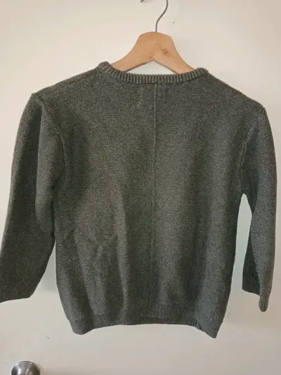 Suéter gris con diseño de calavera para niños Zara - miniatura 2