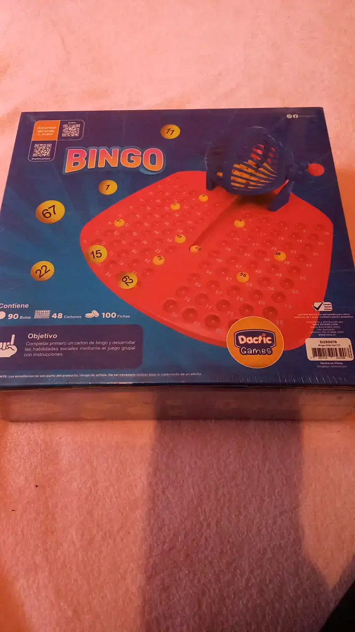 Juego de Bingo Dactic con 90 bolas - 1