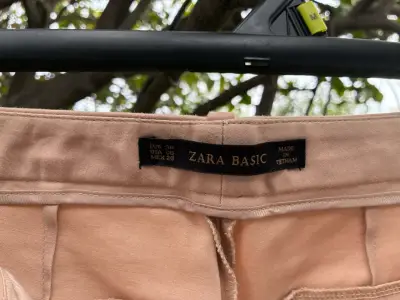 Pantalones vestir mujer talla 38  Zara Basic - miniatura 3