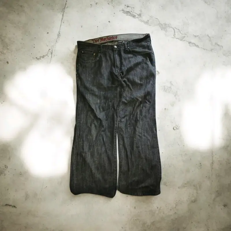 Jeans Live Mechanics con diseño bordado - 2