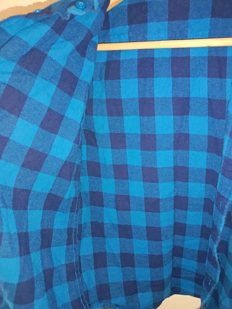 Camisa a cuadros azul para niño Hush puppies - 4