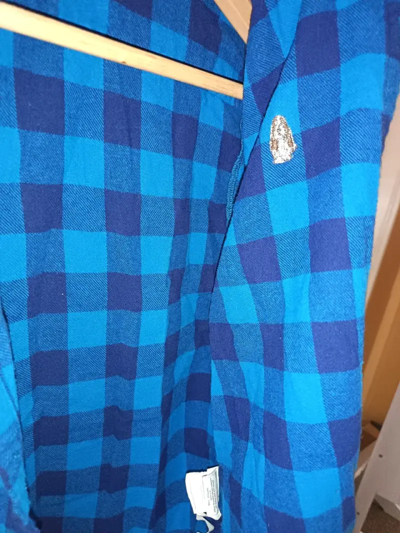 Camisa a cuadros azul para niño Hush puppies - 5