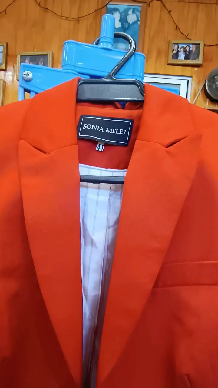 Blazer rojo Sonia Melej - 1