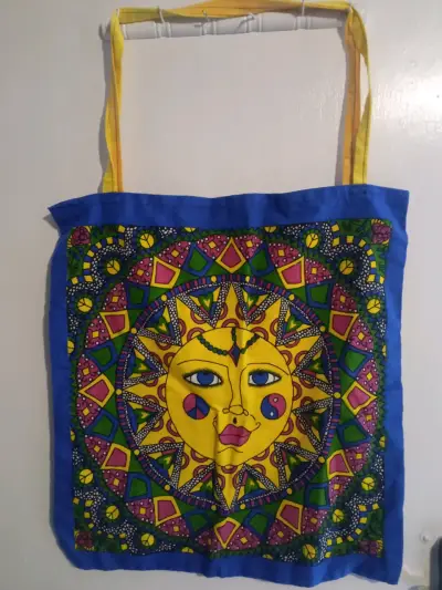 Bolsa de tela con diseño de Buda y sol - miniatura 4