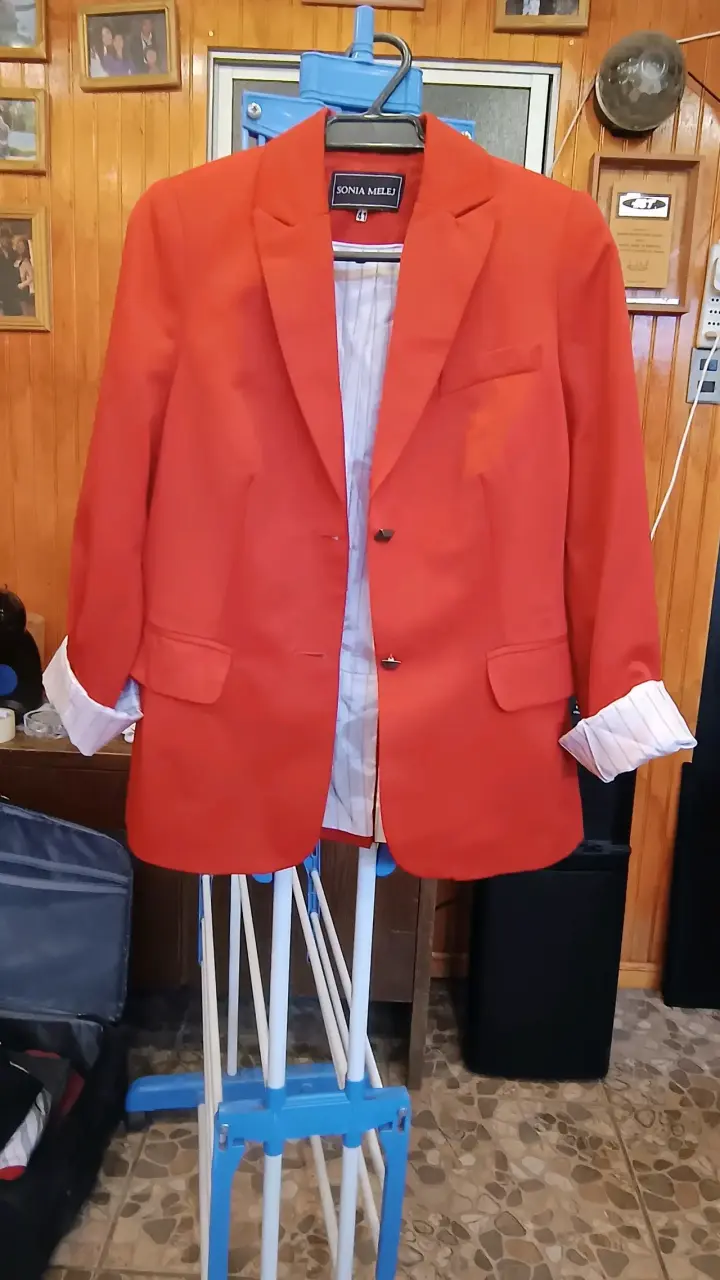 Blazer rojo Sonia Melej - 3