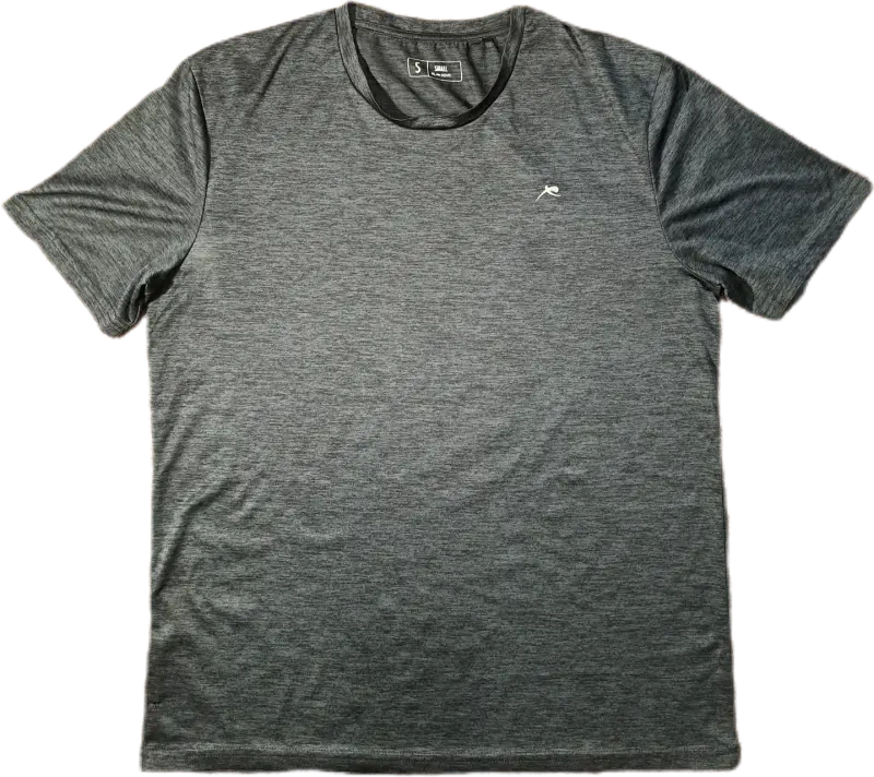 Polera deportiva gris para hombre talla S