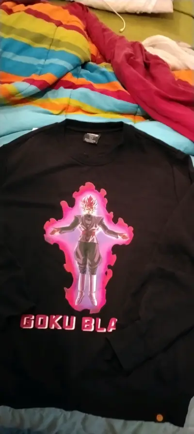 Poleron Dragon Ball Z Goku Black Talla L - miniatura 2