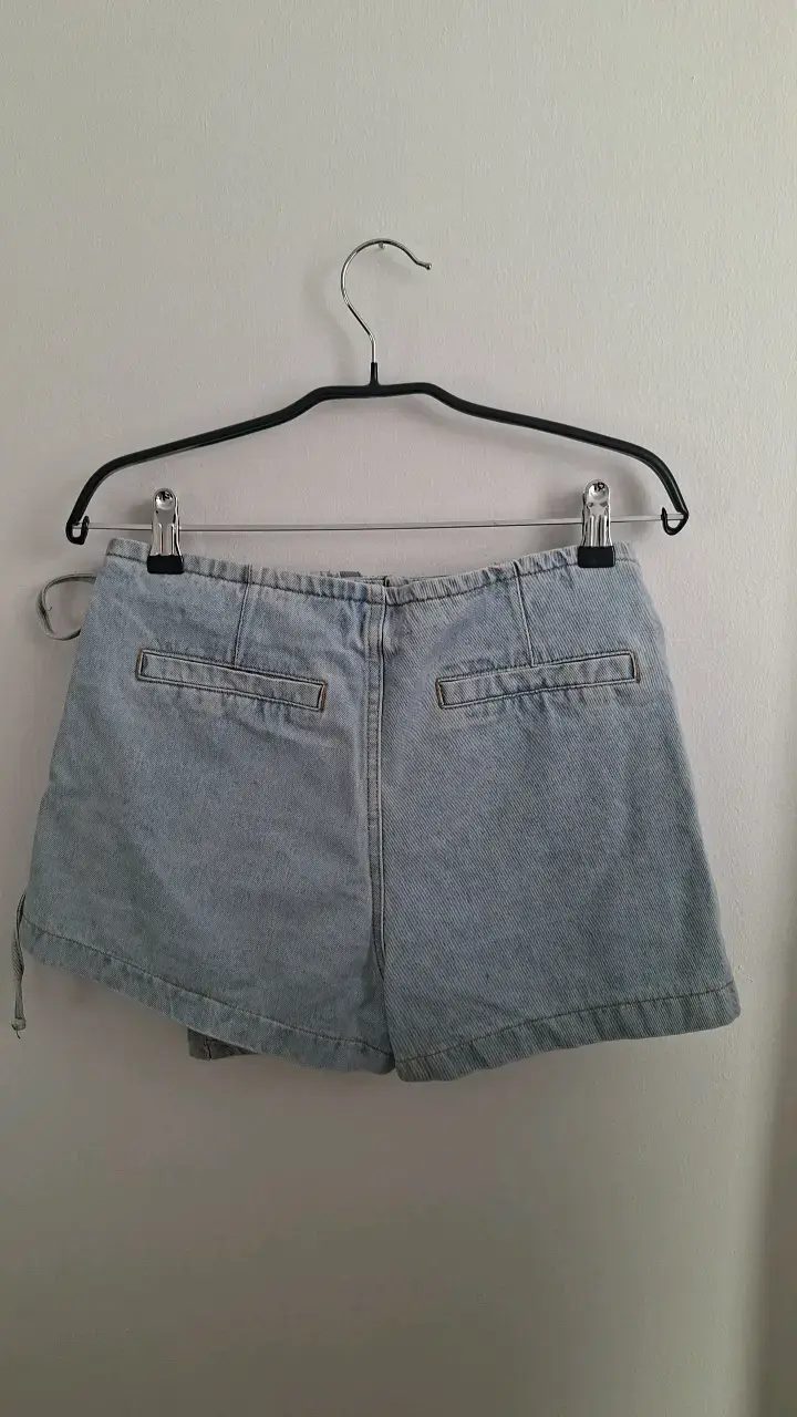 Falda pantalón de mezclilla Opposite talla S - 3