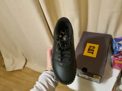 Zapatillas negras puma para mujer - miniatura 3