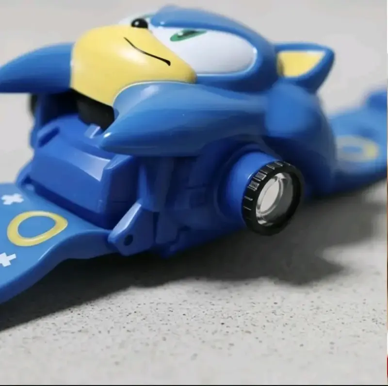 Reloj proyector infantil Sonik azul - 4