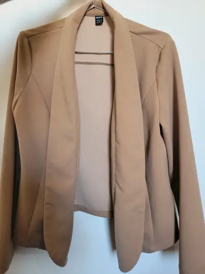 Blazer Beige para Mujer Shein Talla S - miniatura 3