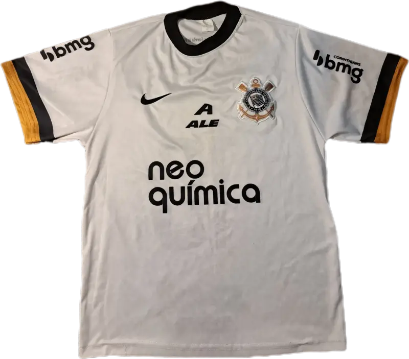 Camiseta de fútbol Corinthians Nike blanca
