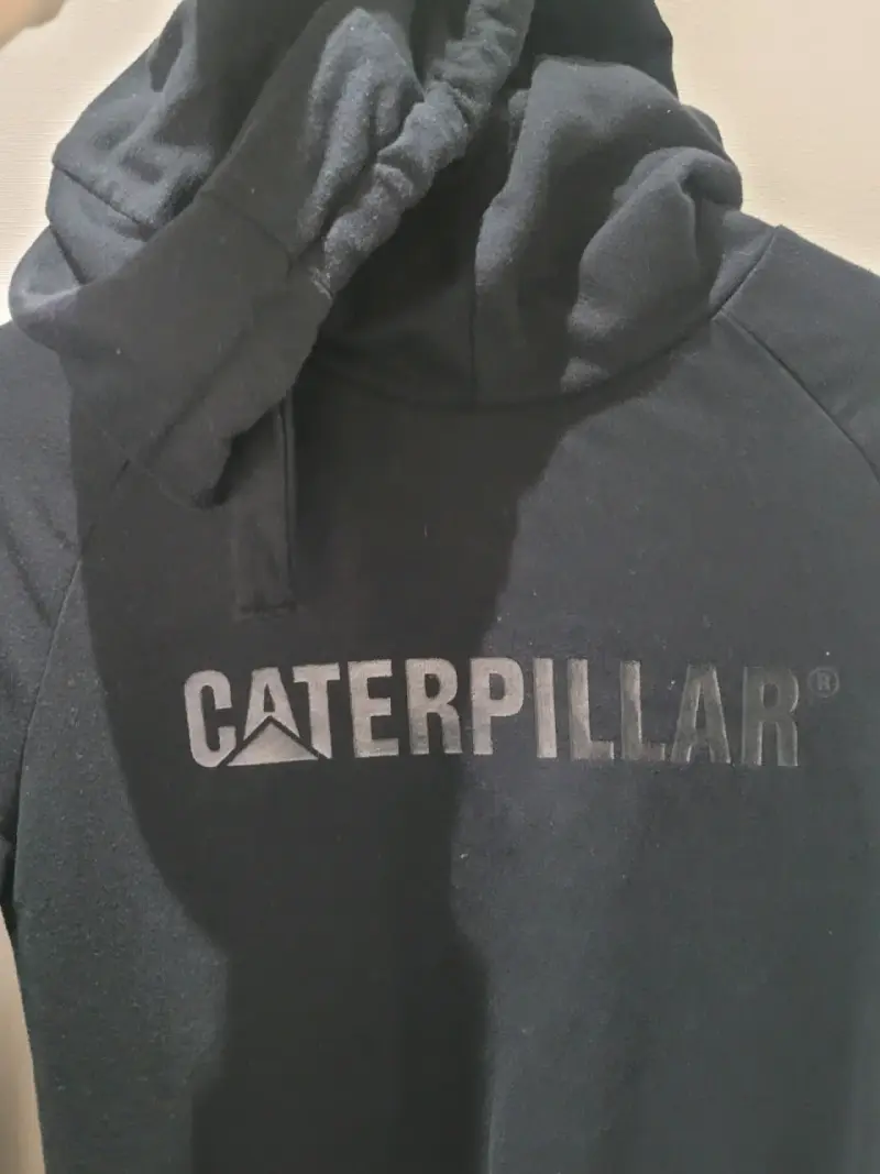 Polerón Caterpillar para Mujer Negro