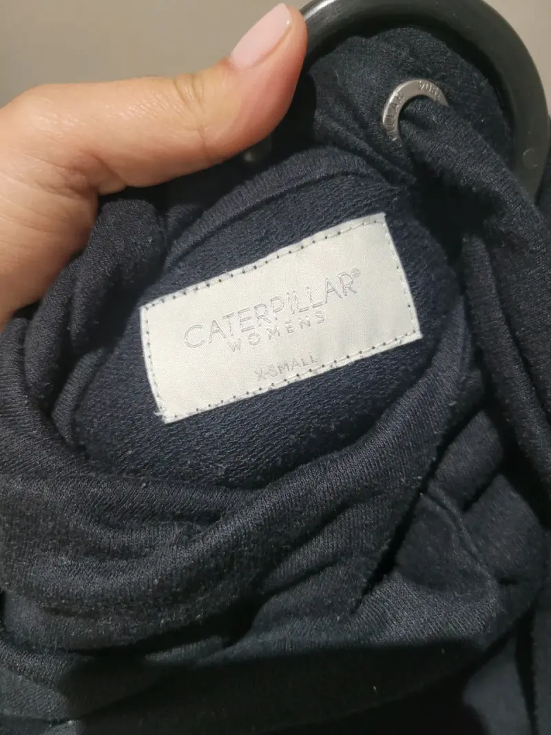 Polerón Caterpillar para Mujer Negro - 2