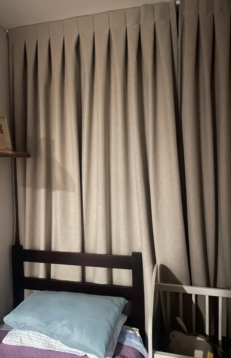 Cortinas blackout con riel - 4