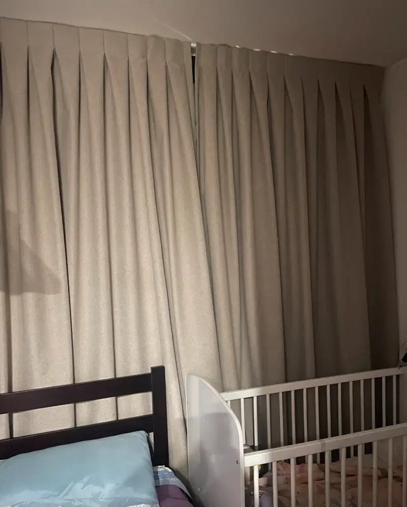 Cortinas blackout con riel - 5