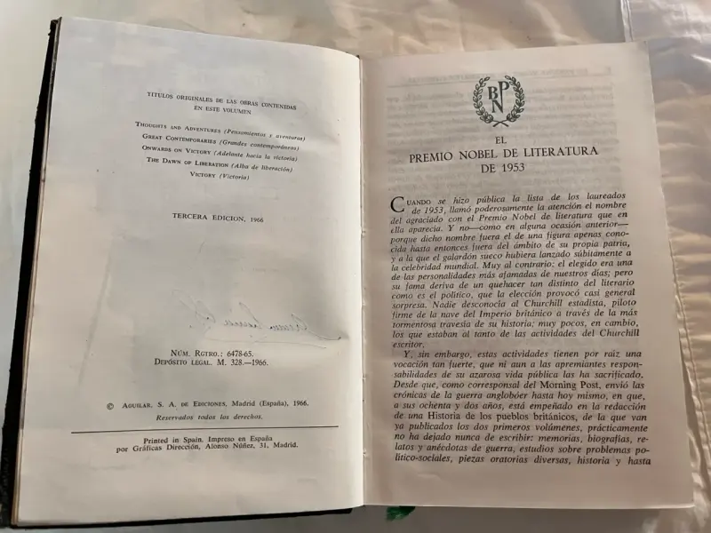 Libro Obras Escogidas de Winston Churchill - 2