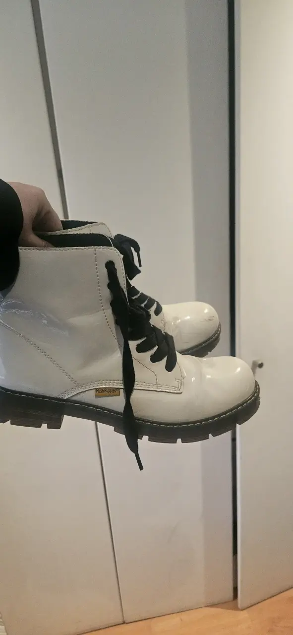 Botas blancas de cuero Hush Puppies - 1