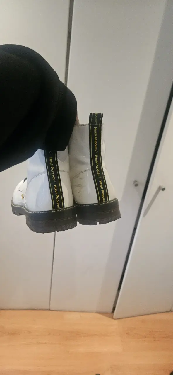 Botas blancas de cuero Hush Puppies - 3