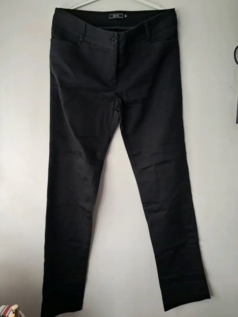 Pantalones negros de vestir para mujer BNYS
