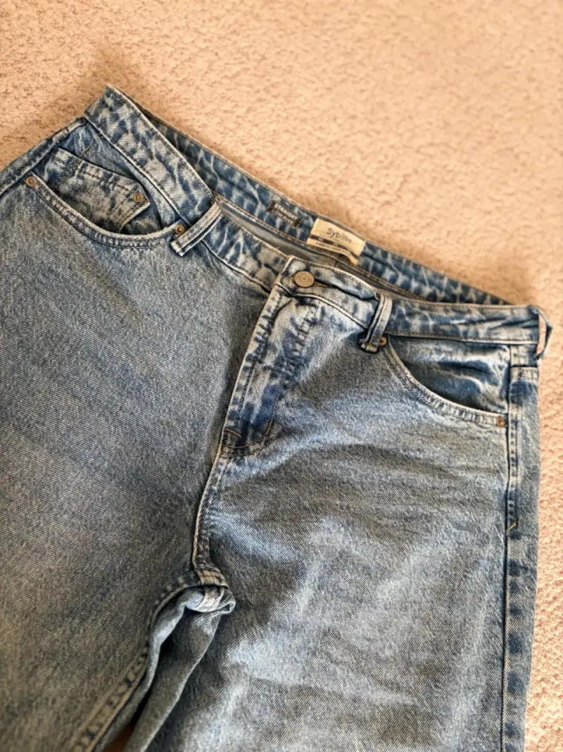 Jeans de mezclilla azul Sybilla - 3