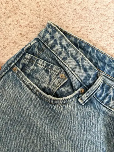 Jeans de mezclilla azul Sybilla - miniatura 5