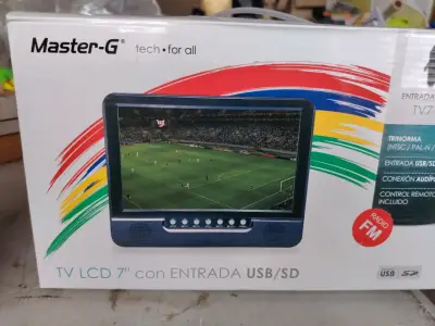TV LCD 7'' Master-G con USB/SD y control remoto - miniatura 1