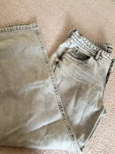 Jeans Americanino gris Straight - miniatura 1