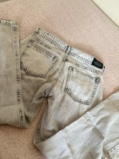 Jeans Americanino gris Straight - miniatura 4