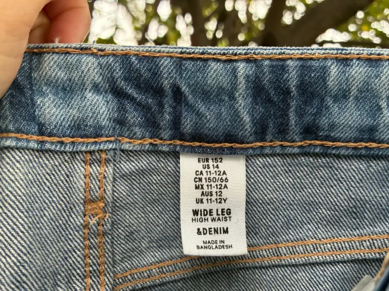 Jeans niña pierna ancha 11-12 años H&M - 3
