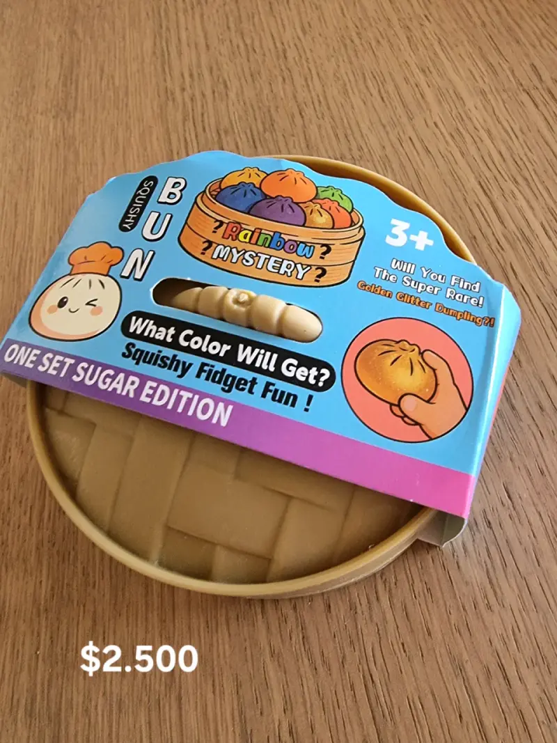 Juguete Squishy Bun Misterioso para Niños