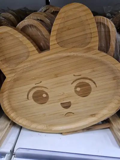 Tablas de bambú para niños con diseño de animales - miniatura 2