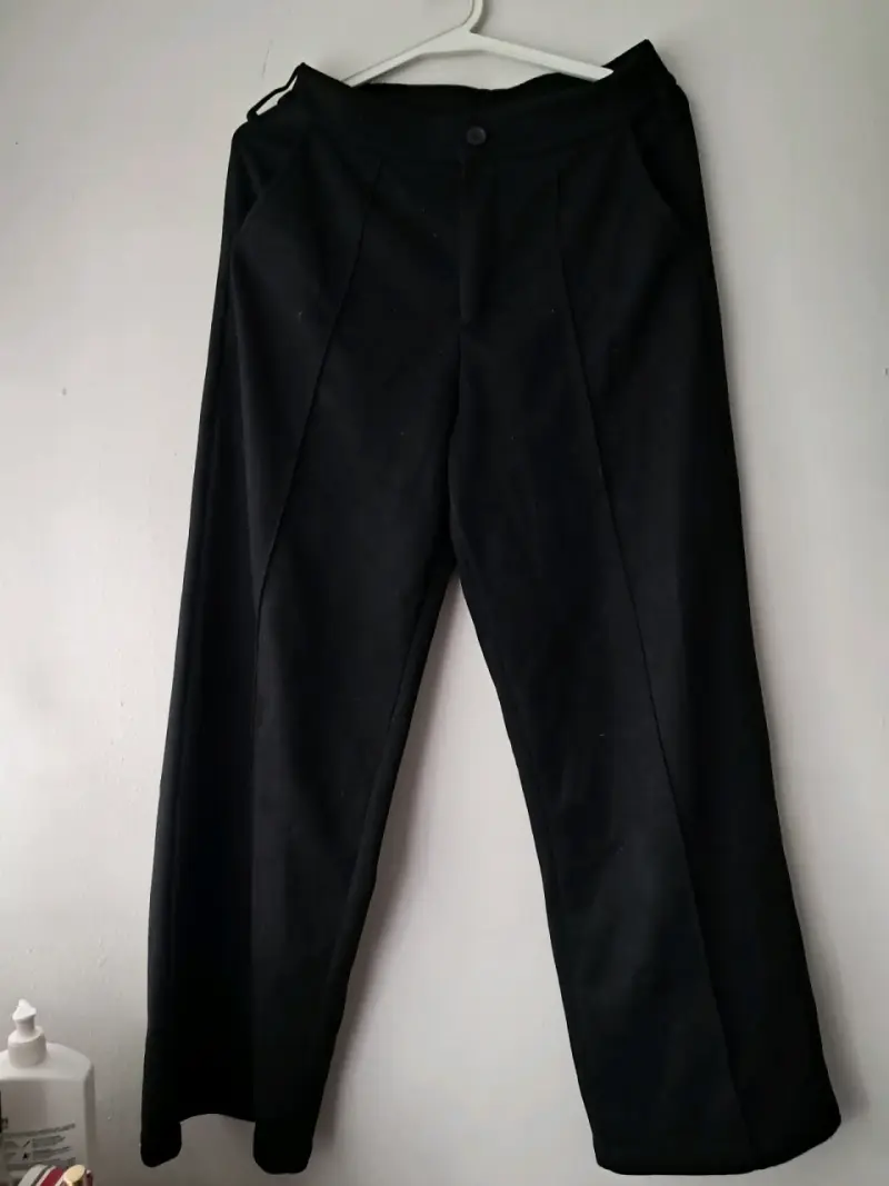 Pantalones negros de vestir para mujer