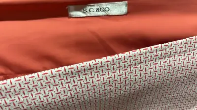 Falda pantalón  corta tejida rosa para mujer - miniatura 2