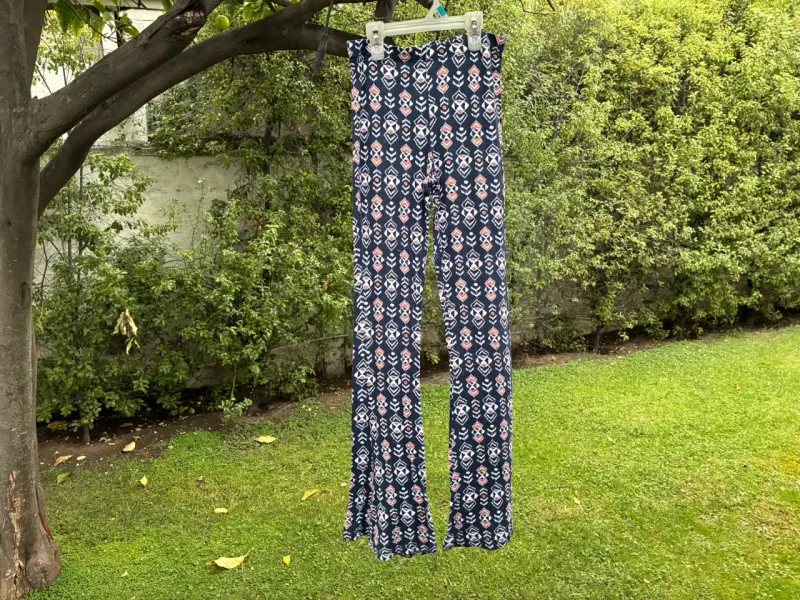 Pantalones base pierna ancha niña talla 12 Melt - 1