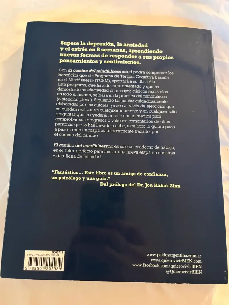 Libro El Camino del Mindfulness de Teasdale - 2