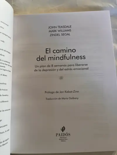 Libro El Camino del Mindfulness de Teasdale - miniatura 3