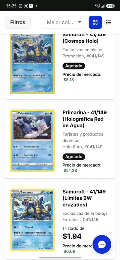 Carta Pokémon Primarina Holográfica - miniatura 5