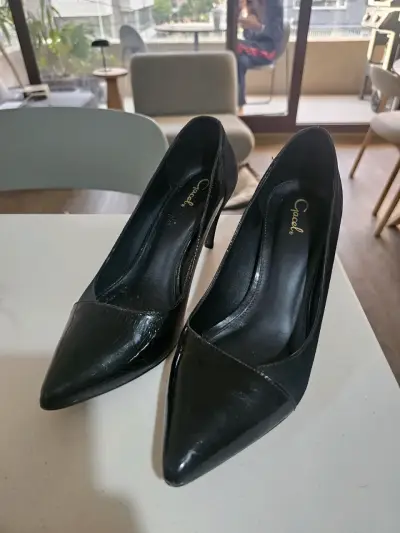 Zapatos de tacón negro Gacel talla 38 - miniatura 1